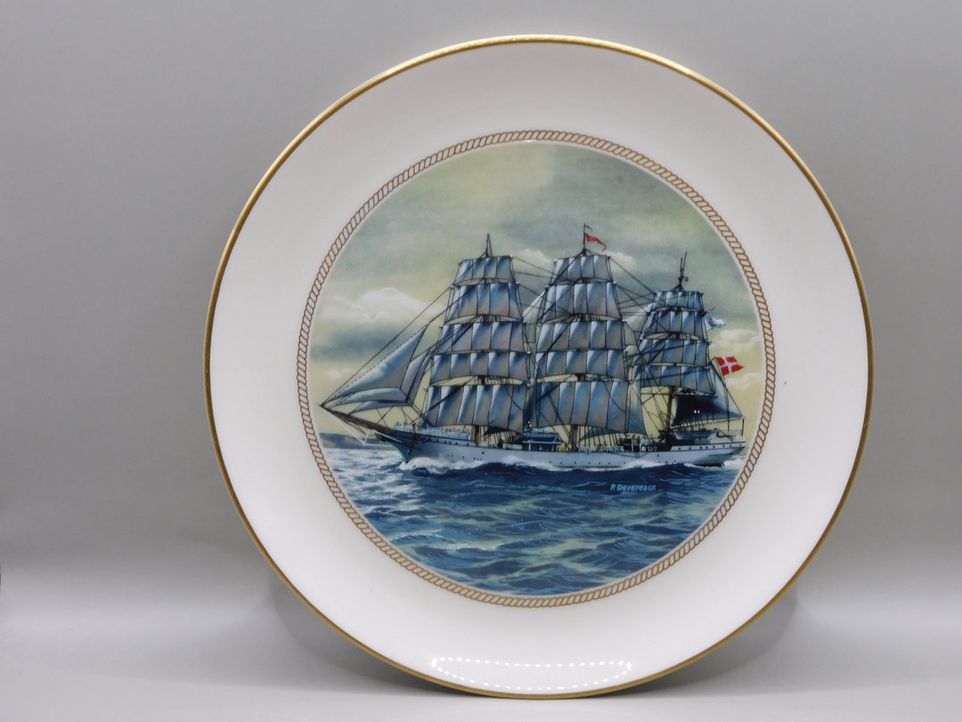 The Tall Ships Plates, Danmark Denmark, Limited Edition From USA, the