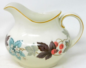 Royal Doulton Camelot TC1016 Milchkännchen - Milchkännchen - Englisches durchscheinendes Porzellan - wie neu, nie benutzt