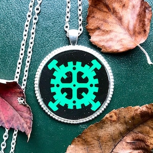 Type O Negative Pendant Necklace or Keychain: Handmade Heavy Metal Jewelry