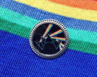 Pink Floyd Pin/ 60s 70s 80s Pendant Brooch/ Music Festival Jewelry/ Classic Rock/ Gift