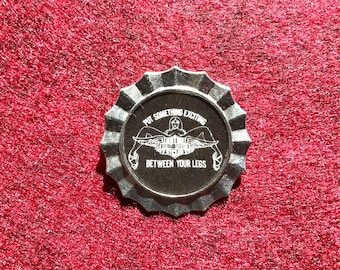 Harley Davidson Pin/ Biker, Motorcycle Brooch Pendant/ Heavy Metal Jewelry/ Gift