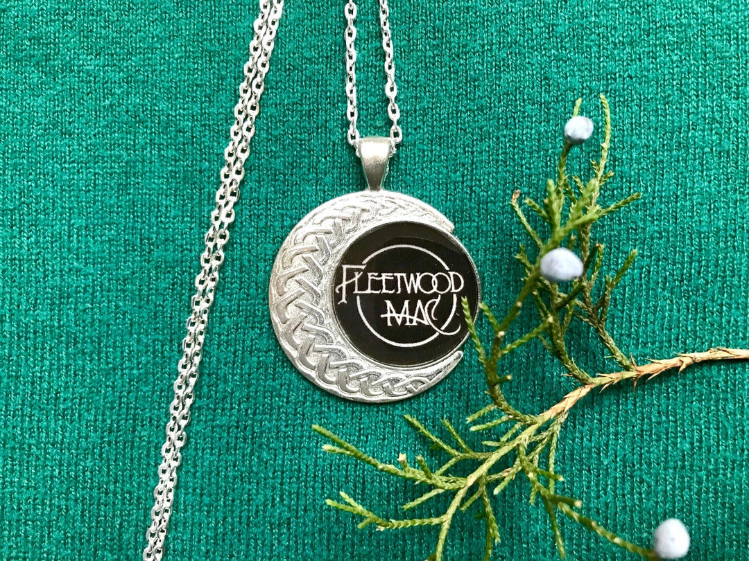 Fleetwood Mac Necklace or Keychain/ 60s 70s 80s Pendant/ Hippie Music ...