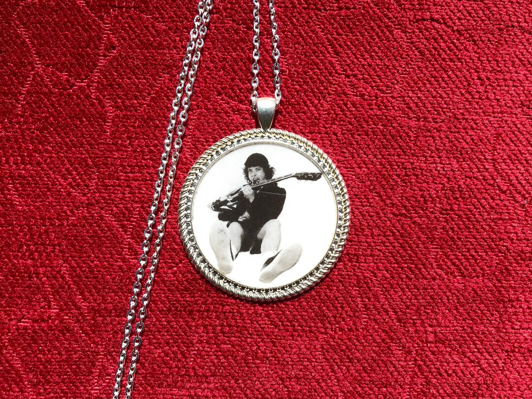 AC/DC, Angus Young Necklace or Keychain/ 80s 90s Pendant/ Heavy Metal ...