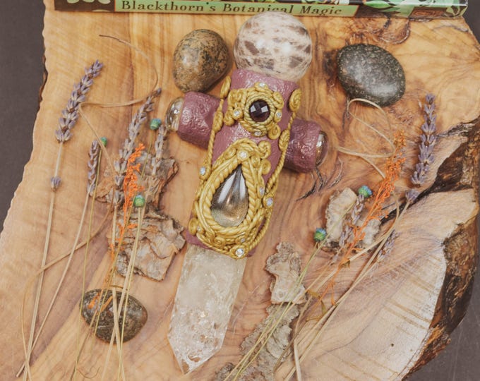 HECATE CRYSTAL WAND, Goddess Hecate, Witch, Manifestation, Healing, Pagan