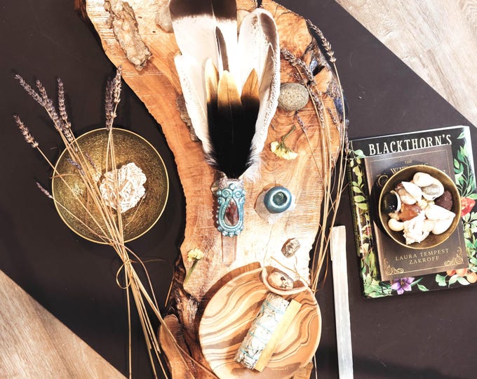 SMUDGE FAN COLLECTION: Akashic Quartz, Turkey Feathers, Mexican Agate