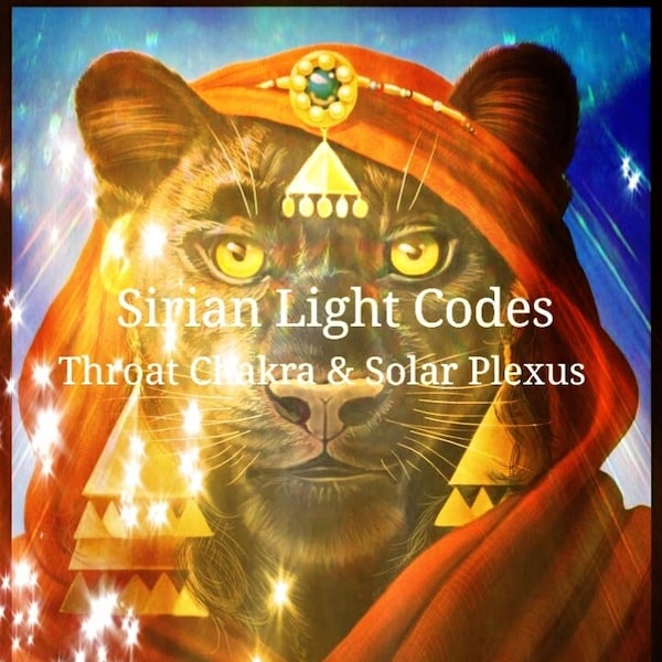 Sirian Feline Codes for Throat and Solar Plexus Chakra's