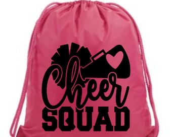 Cheer Squad Drawstring Bag