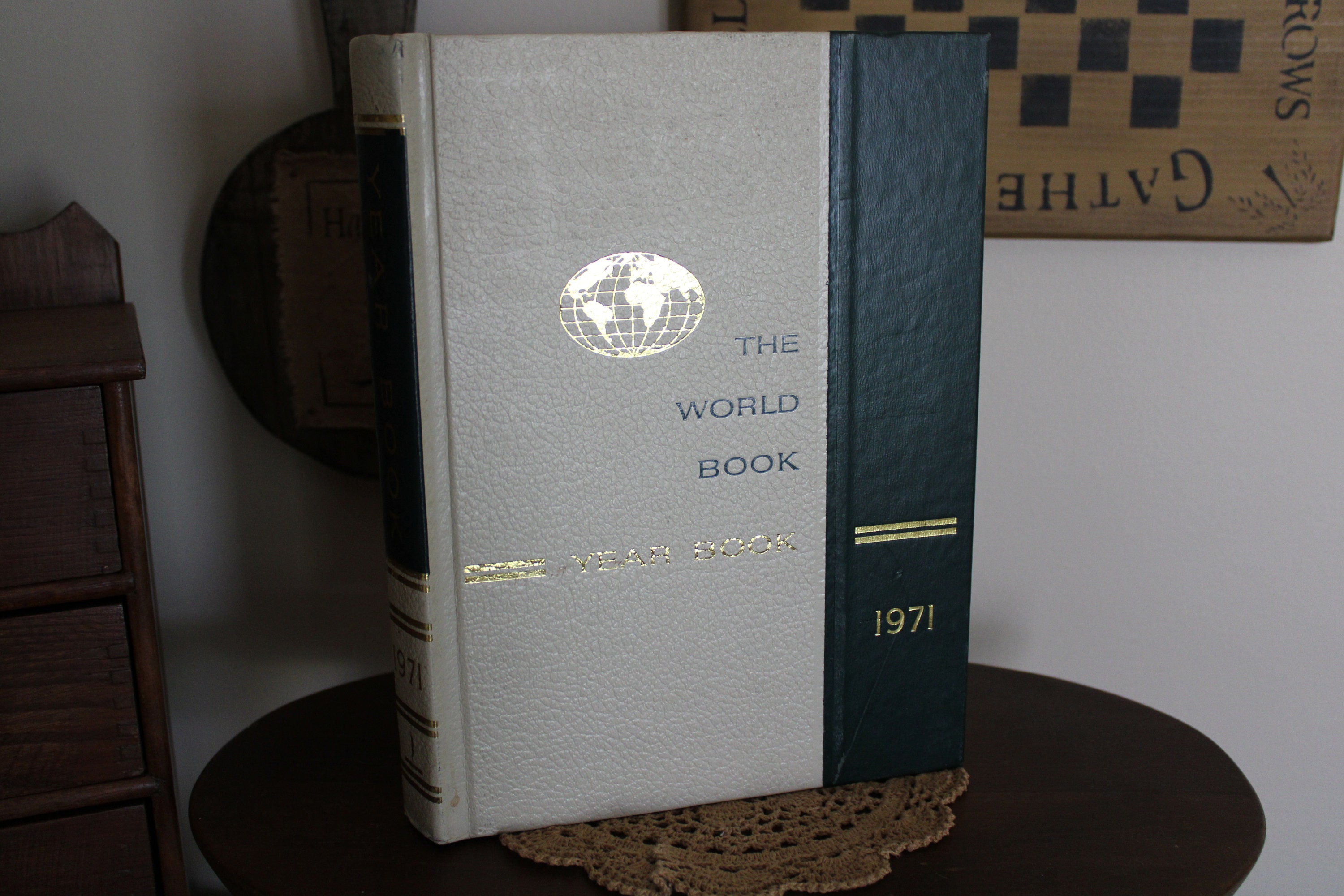 World Book Yearbook - Etsy
