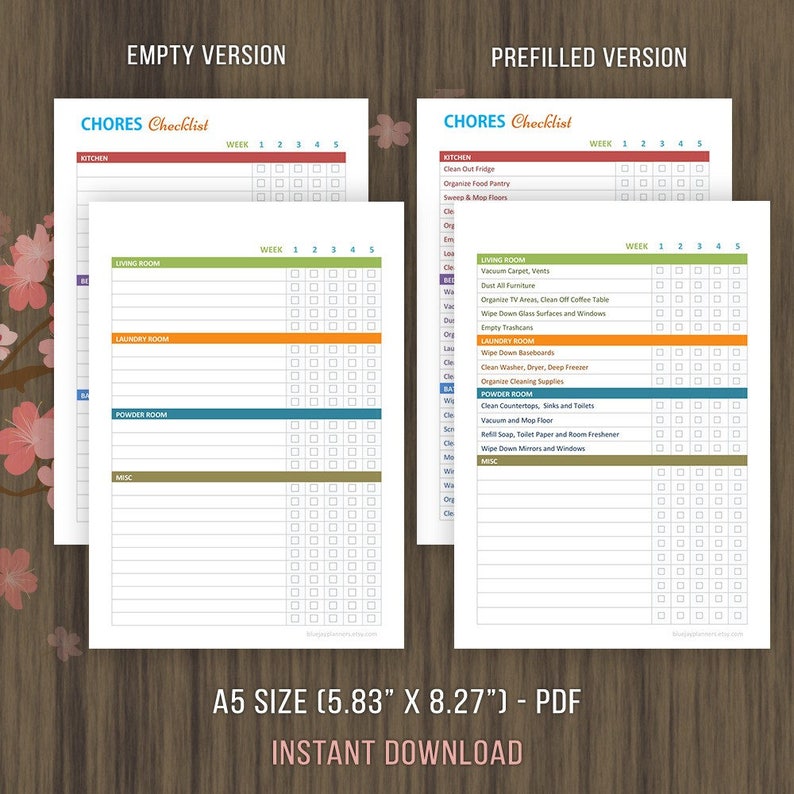 Planning Nettoyage Maison Pdf | Ventana Blog