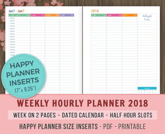 hourly planner pages www picswe com hourly week planner