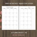 A5 Monthly Planner Inserts, Undated Calendar, Printable Planner, A5 ...