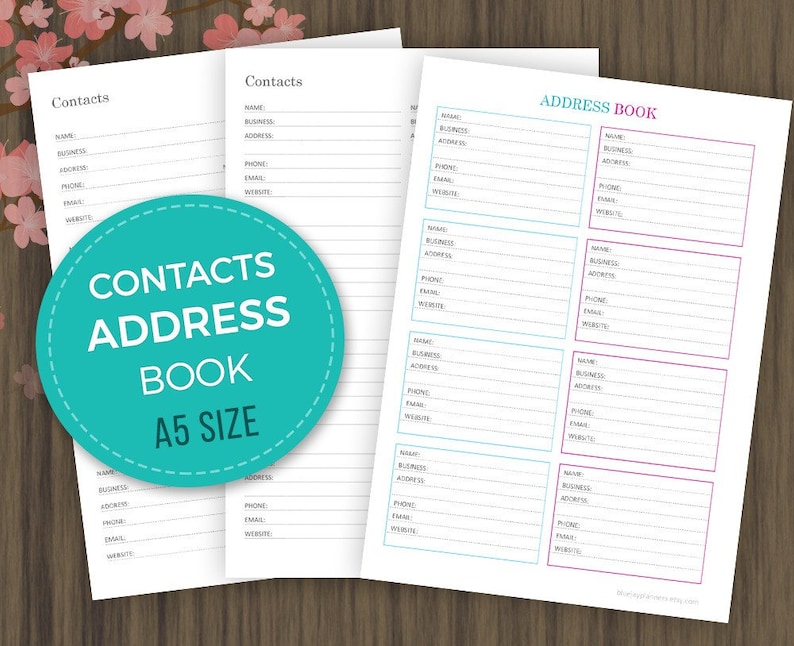 A5 Speak to Webpage Printable, Cover Ebook Webpages, Filofax Inserts, A5 Planner Webpages, Cellphone Quantities, Company Contacts, Do it yourself Deal with Ebook Internet pages photograph about Printable Address Book Pages named A5 Get hold of Site Printable, Deal with E book Webpages, Filofax Inserts, A5 Planner Webpages, Telephone Quantities, Business office Contacts, Do-it-yourself Go over E book Web pages