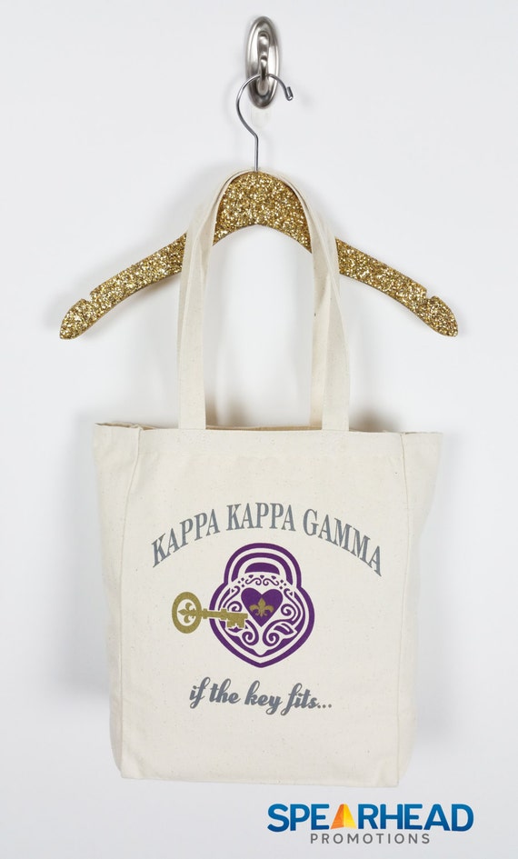 Kappa Kappa Gamma Tote Bag KKG Tote Bag Computer Bag School Etsy