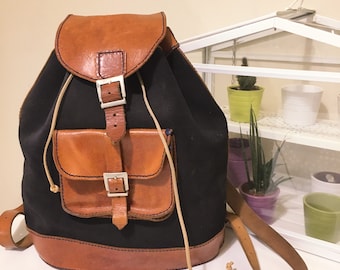 Zaino in pelle, zaino in pelle, zaino in pelle, zaino in pelle scamosciata, zaino blu, zaino blu, zaino fatto a mano, zaino fatto a mano