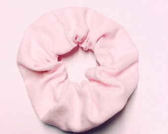 Baby pink scrunchie