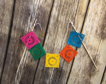 Mexican Plastic Papel Picado for Taco Bar Taco BAR Designs /& Colors as Pictured by Paper Full of Wishes