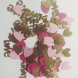 Valentine’s Day Confetti - Hearts Confetti - Love Confetti - Mixed Confetti - Amor
