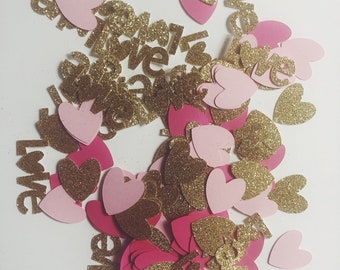 Valentine’s Day Confetti - Hearts Confetti - Love Confetti - Mixed Confetti - Amor