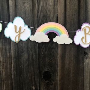 Rainbow Happy Birthday Banner - Rainbow Party Decoration - Rainbow Banner - Rainbow Birthday - Rainbow Party - Rainbow Baby - Birthday Sign