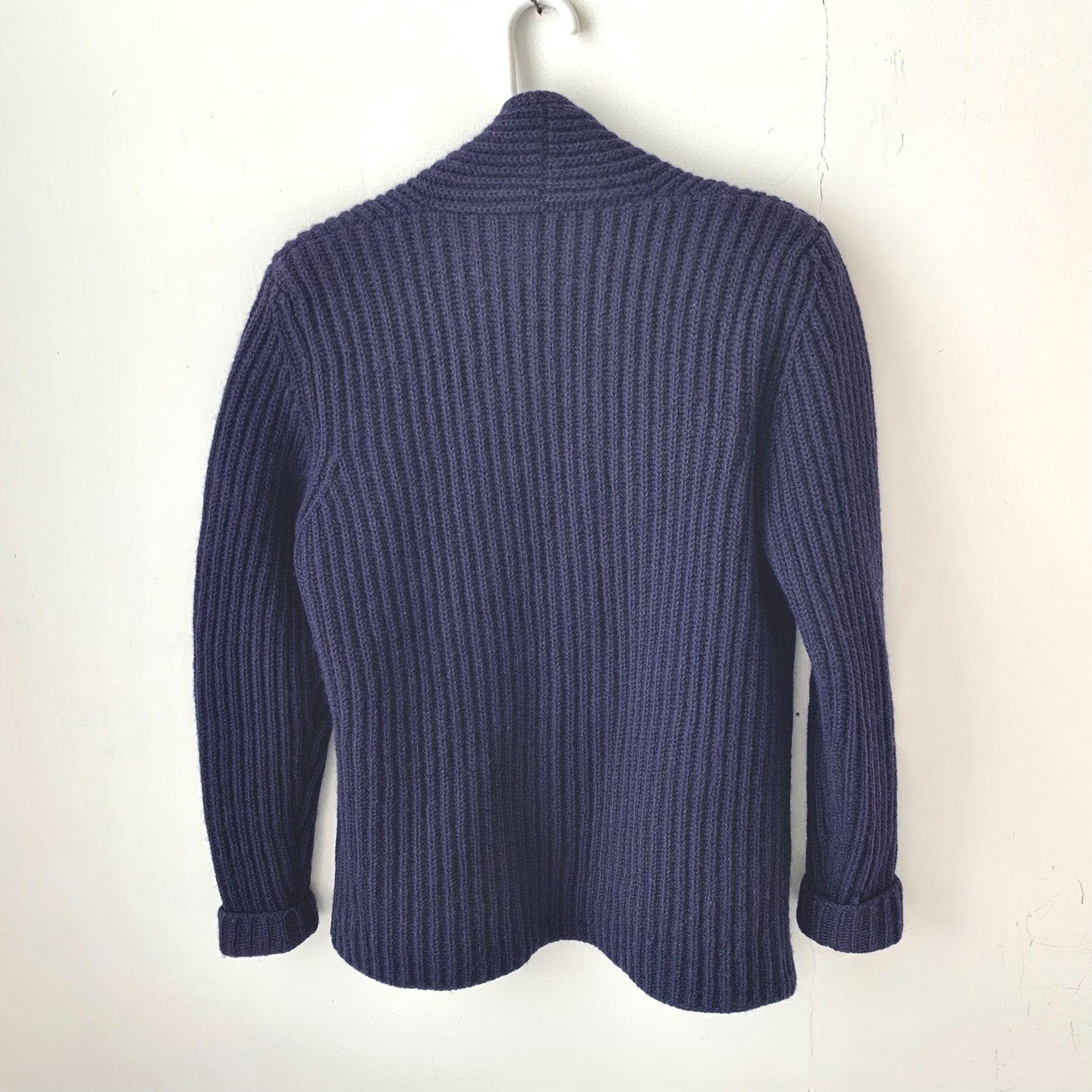 Vintage 80s / 90s Ribbed Wool L.l.bean Cardigan Sweater - Etsy