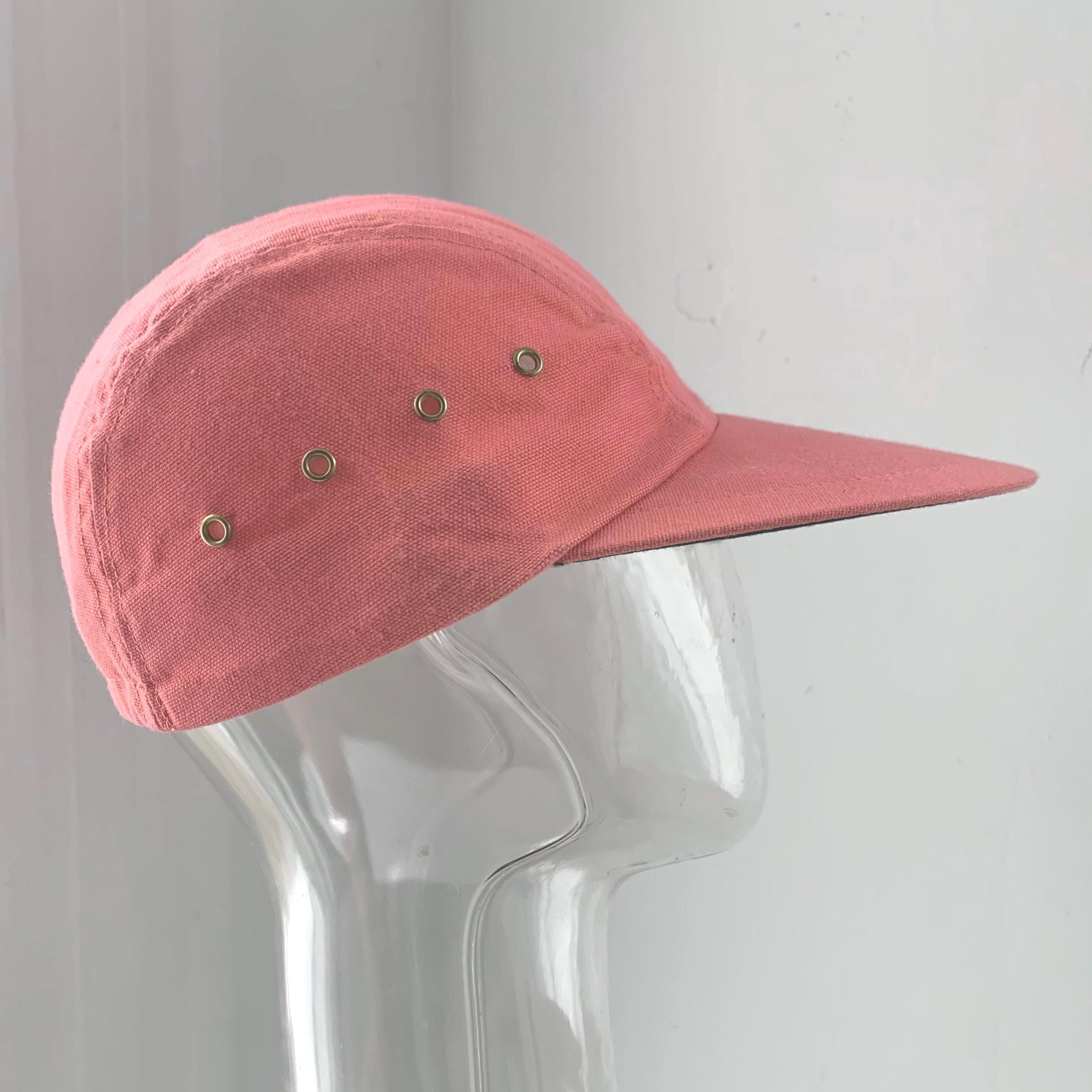 帽子 80s Quaker marine supply hat pink red Quaker Marine Hat - Etsy