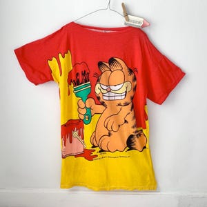 vintage 80s deadstock Garfield the Cat nightshirt