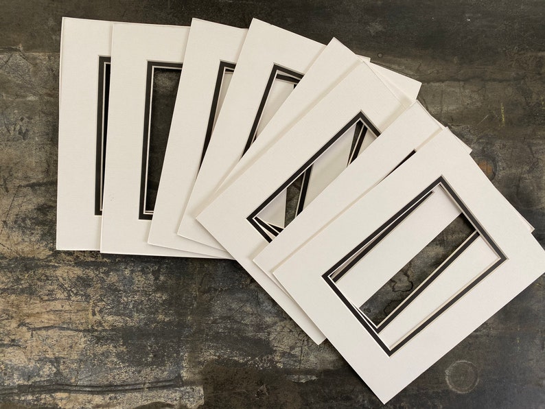 8x10 with 5x7 opening picture frame mat Etsy