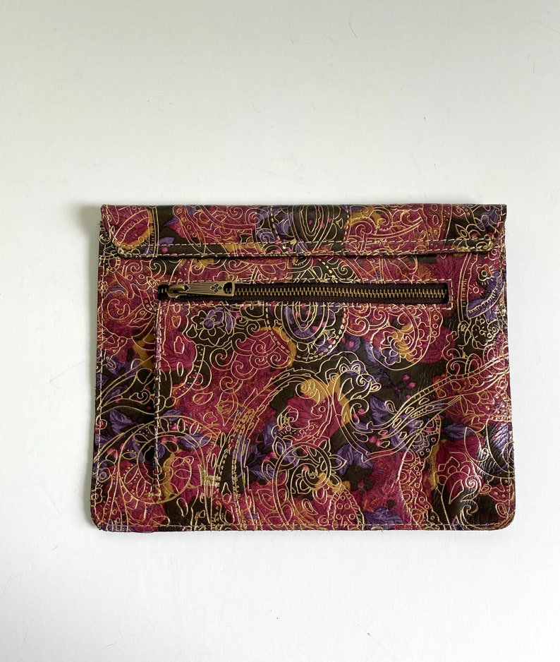 Vintage Multicolor Clutch Purse image 3