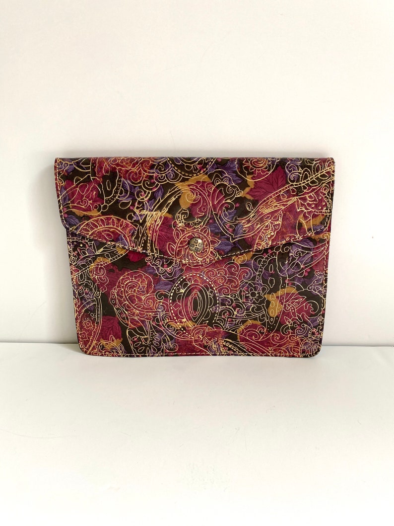 Vintage Multicolor Clutch Purse image 6