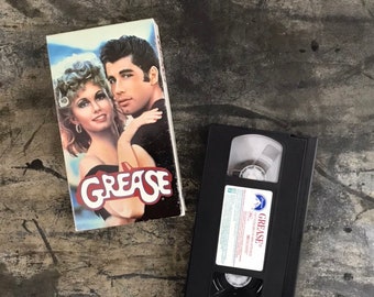 GREASE vhs Movie Tape