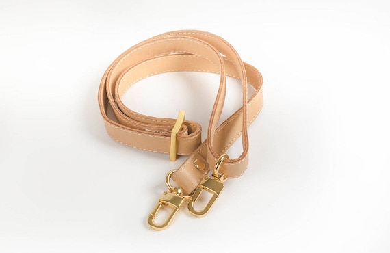 Genuine Vachetta Leather Adjustable Crossbody Shoulder Strap for Luxury Bags Etsy