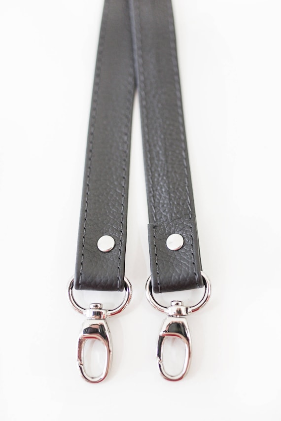 Black Leather Purse Strap 3/4 Replacement Purse Strap Etsy