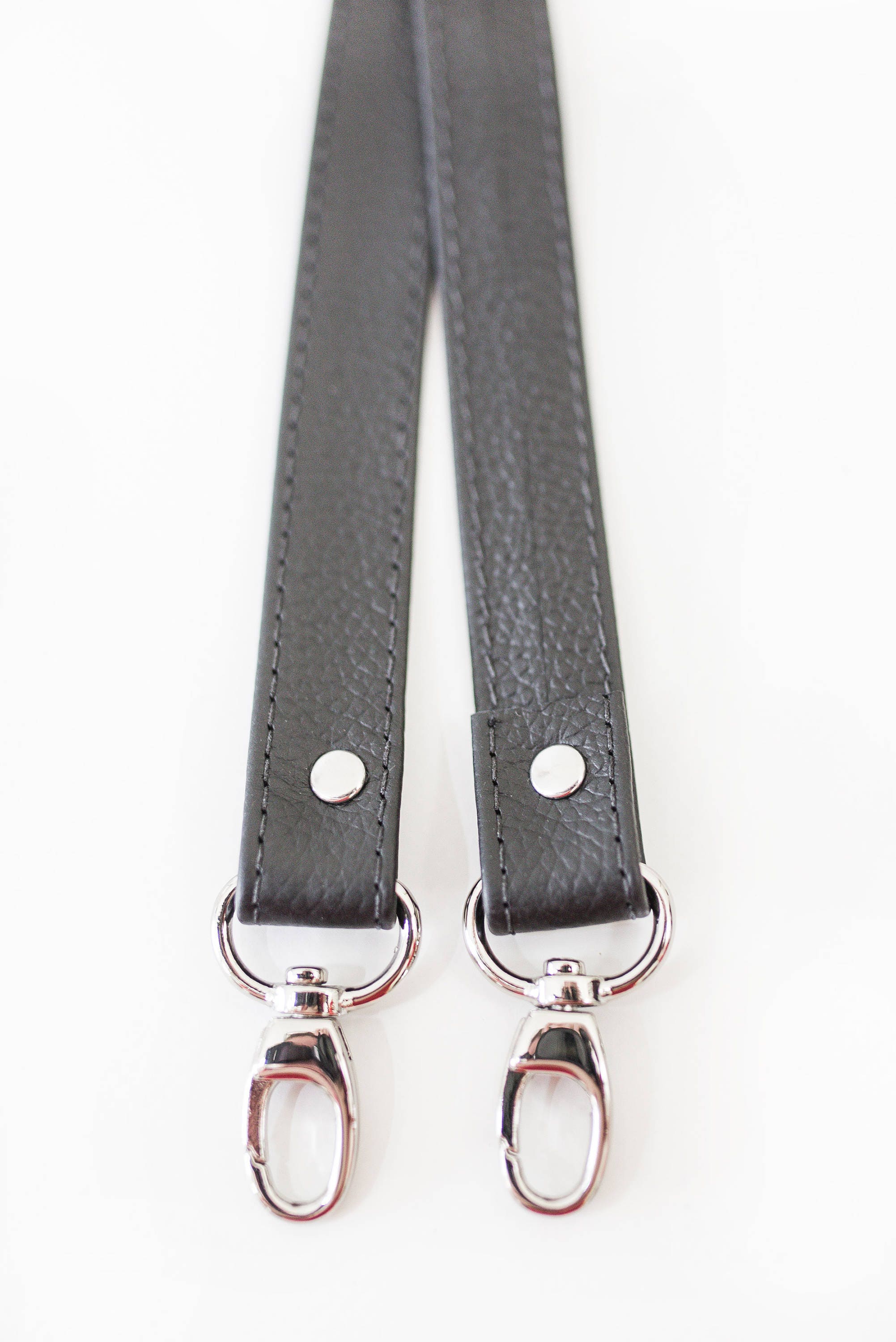 black leather purse strap extender