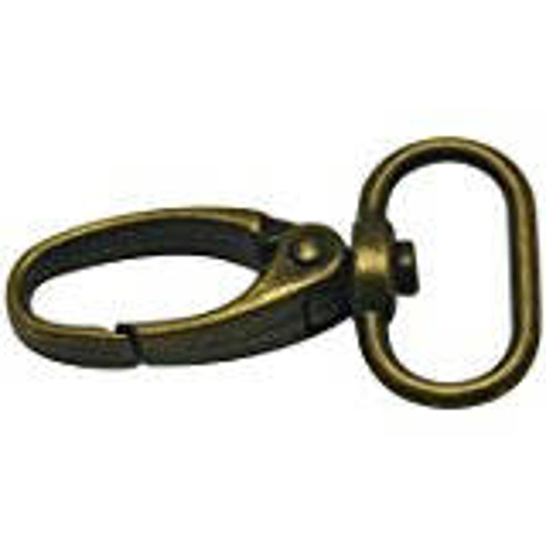 Swivel Snap Hook: 3/4 (18 mm) in Antique Brass (2 Pack) - 878537