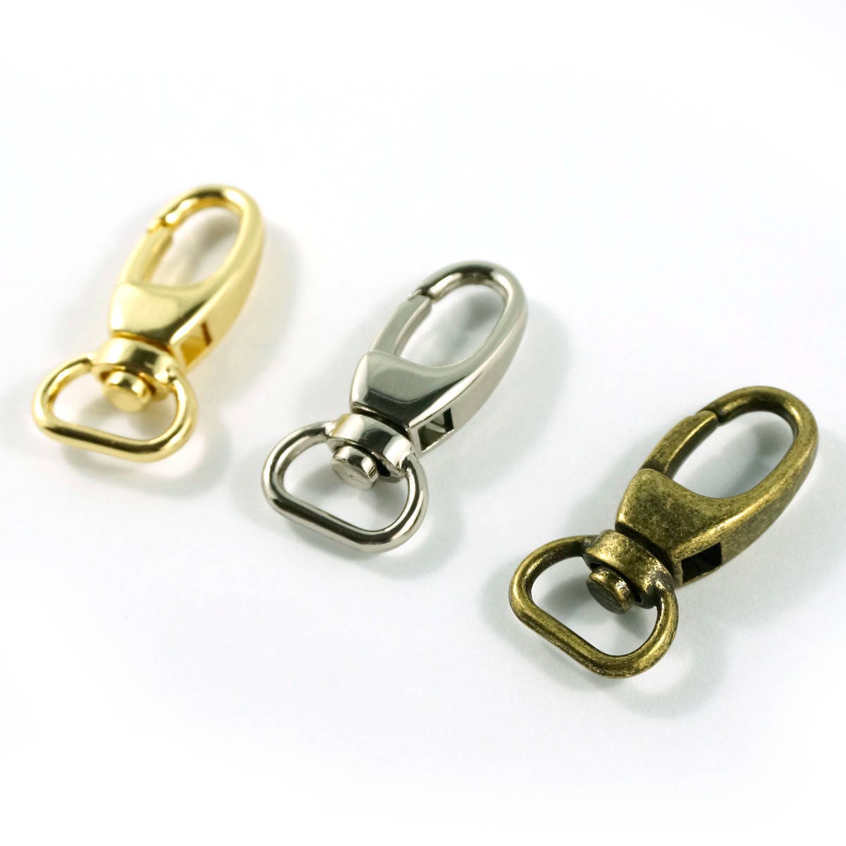 Swivel Snap Hook 1/2 Nickel Hardware Swivel Hooks Etsy