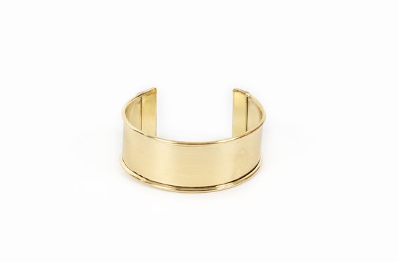 Louis Vuitton Leather and Gold Plated Brass Hardware Cuff Bracelet