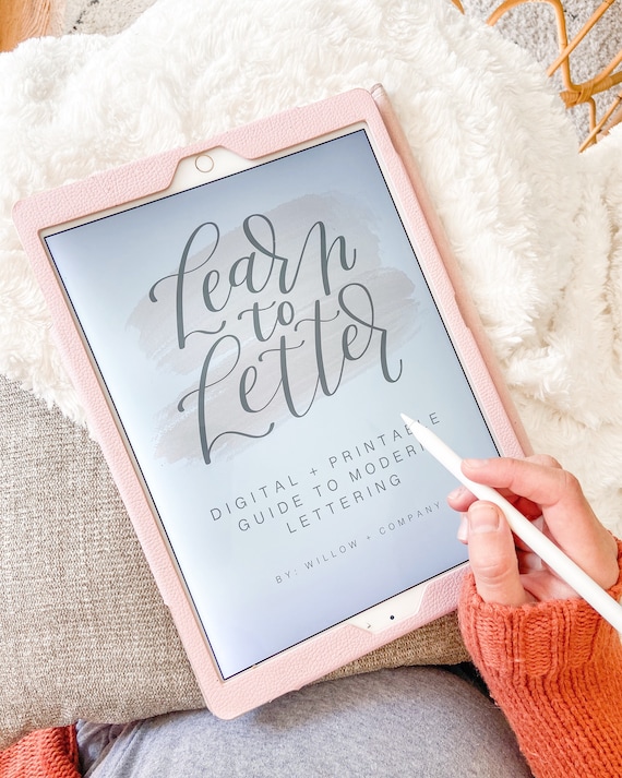 Physical Advertiser Lettering Calligraphy Letter Guide