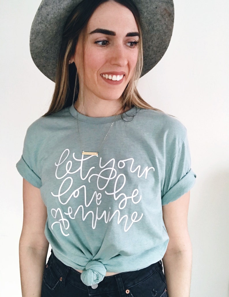 GENUINE tee | Let Your Love Be Genuine | Tshirt image 2