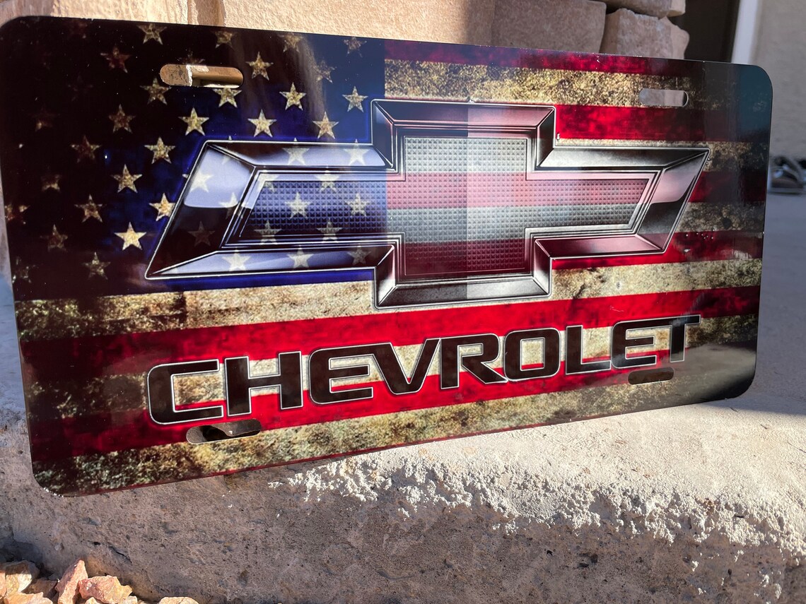 CUSTOM 6X12 Vintage CHEVY license plate Etsy