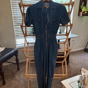 Vintage Studio Wear Denim Overall Größe Small Denim mit Taschen