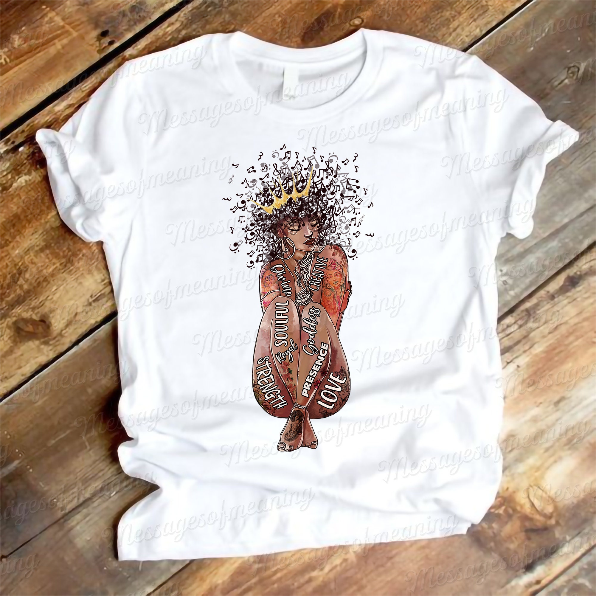 Black Woman Portrait Png Afro Girl Flowers Png Black Queen | Etsy