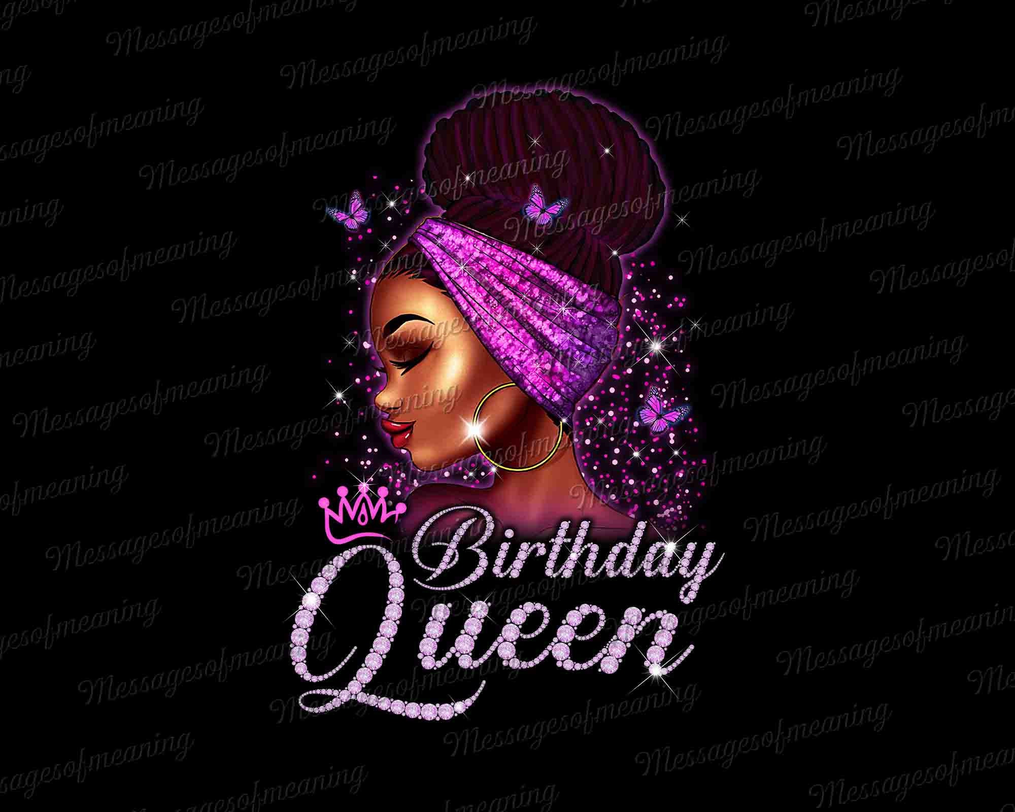 Nubian Happy Birthday To A Black Queen - pfhsicb