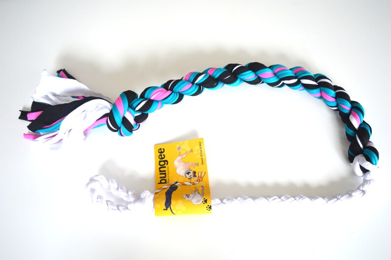 Pet Dog Toy SMALL Bungee Cotton Tug Rope Heavy Duty Etsy