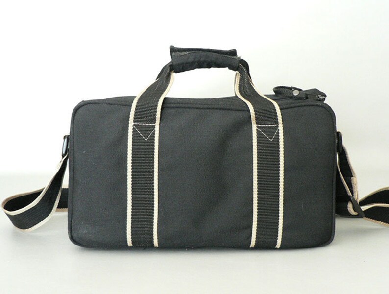 Large Canvas Camera Bag With Shoulder Strap Etsy