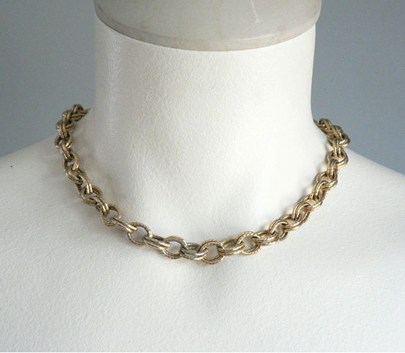 Chunky Gold Chain Necklace - image 8