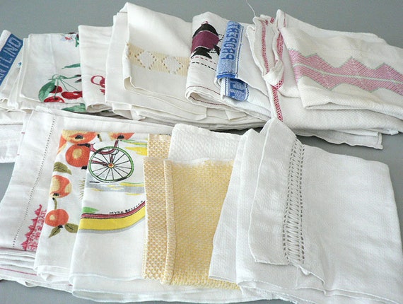 Vintage dish towels Clearance