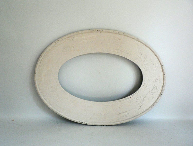 Vintage Large Oval Wall Frame Etsy