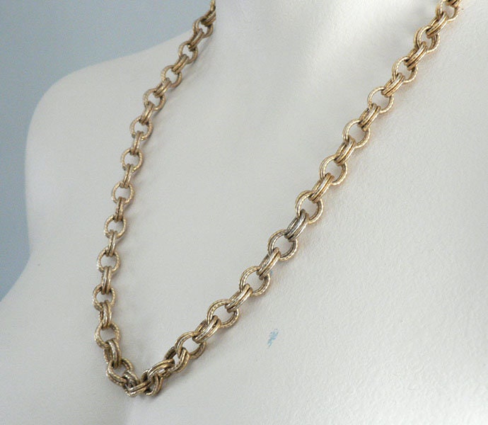 Chunky Gold Chain Necklace - Etsy