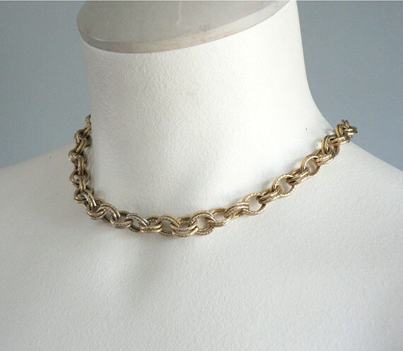 Chunky Gold Chain Necklace - image 7