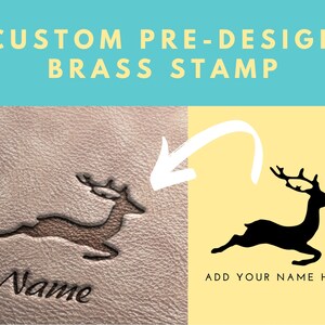 Aangepaste Pre-design Brass Stamp / Custom Wood Branding Iron / Lederen reliëf Stempel / Gepersonaliseerde Hout Stempel / Custom Metal Stamp